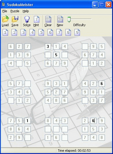 Screenshot of SudokuMeister